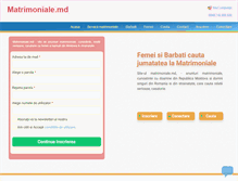 Tablet Screenshot of matrimoniale.md
